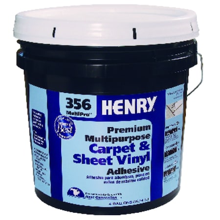 Henry Henry 356 MultiPro Premium Multipurpose High Strength White Carpet & Sheet Vinyl Adhesive 4 gal 12075